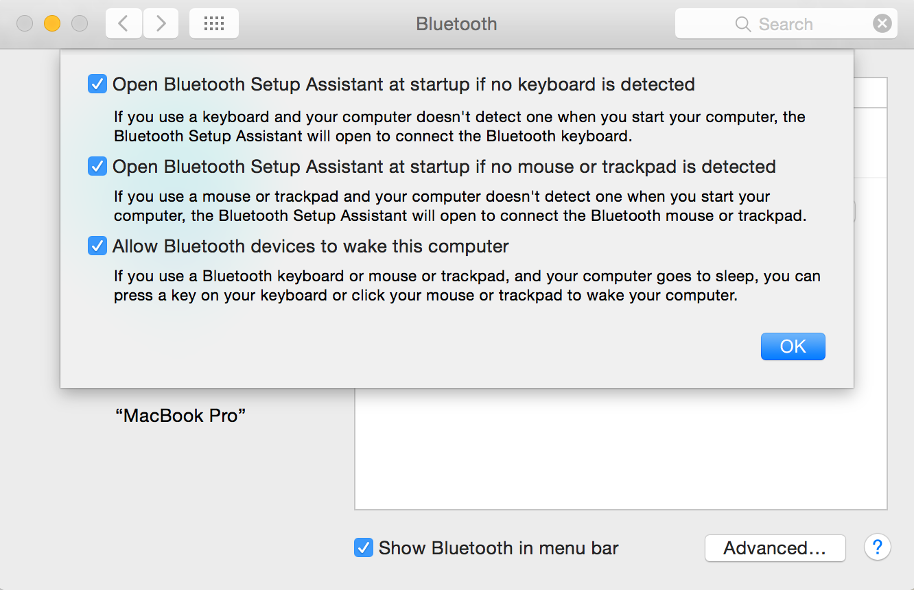 java api for bluetooth mac books